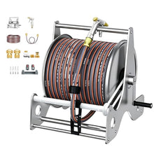Ymnogjie Metal Water Pipe Storage Rack Frame with Kink Hose 15mHose