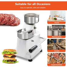 CVGfko Hamburger Press, Non-Stick Hamburger Patty Maker, Stainless Steel Burger Press Machine, Aluminum Burger Maker for Kitchen Grill