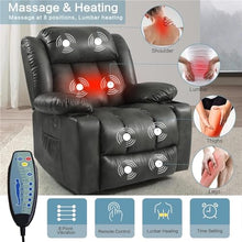 KTYUERGHK Power Lift Recliner Chair with Heat & Massage for Elderly