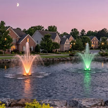 1/2 HP Floating Fountain & Aerator for Ponds and Lakes with 100 ft Cord