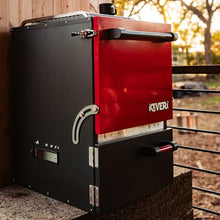 Keveri Multi-Purpose Charcoal Oven Outdoor Grill Red Medium Rare