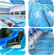 Swimming Pool LNNW Safety Rope with Floats Lane Line Divider Kit for Indoor and Outdoor s Safety Buoy Line Floating Cordon to Divide Dangerous Areas(15cm,22/72.18FT)