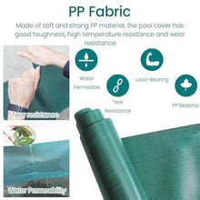 Custom Size Inground Pool Safety Cover, Mesh Swimming Pool Cover