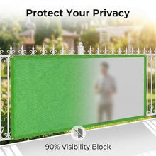PIPRE Sun Shade Cloth Privacy Screen with Grommets 90% Sunblock Shade, Pergola Replacement Shade Cover Canopy for Outdoor Patio Garden,35' x 50', Green