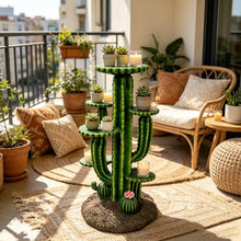 Seeheool 32.6" Tall Resin Garden Pedestal Stand, Decorative Column Plant Stand with Classic Design, Sculpture Plinth for Outdoor Indoor Patio Yard Display