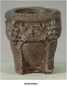 CC Outdoor Living Set of 2 Genoa Urns 30" Burnt Umber Brown