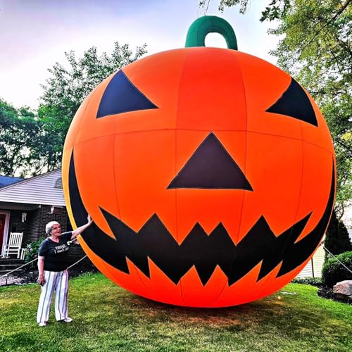 OZIS Giant 20Ft Premium Halloween Inflatable Pumpkin Decoration Orange