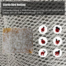 ERRULAN Hail Netting for Garden Plants, White Anti Bird Netting for Fruit & Vegetable Protection, Reusable Pond Breeding Net for Above Ground Pool (Color : Wxh, Size : 8x20m/26x66ft)