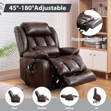 Dual Motor Massage Heating Recliner Chair for Seniors Adults