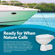 Jabsco Quiet Flush E2 Marine Toilet 12 Volt