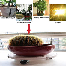 QIAOH Rolling Plant Stand, Plant Caddy with Wheels, Plant Caddy Wooden Stand, Heavy Potted Planter Stand Potted Plant Stand with Wheels,Outdoor Plant Stand Solid Plant Caddy