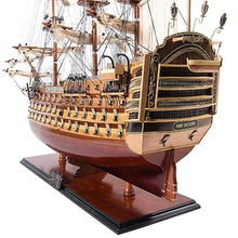 Old Modern Handicrafts Exclusive Edition HMS Victory Collectible Natural Wood