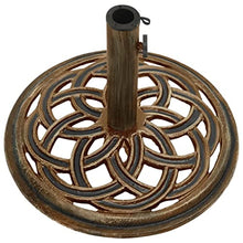 JHNKOJ Umbrella Base Bronze 44X44X31 Cm Cast Iron