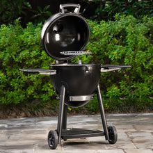 Char-Griller AKORN 20-Inch Kamado Charcoal Grill and Smoker, Triple-Wall Insulated Steel with Cast Iron Grates, Warming Rack and EasyDump Ash Pan, 445 Sq. In. Cooking Area, Black