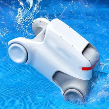 KANGJIEM Cordless Automatic Pool Cleaner, Automatic Vacuum Cleanerfor Above Ground Pool & Inground Swimming Pool, Strong Suction, Dual Motors, for in Ground Flat Pools