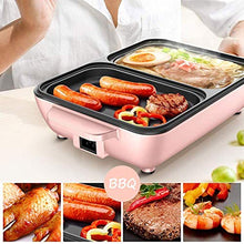 AFPSDLFJDLS Multifunctional Smoke Free Dormitory, Roast Hot Pot, Barbecue Grill, Household Electric Oven, Roasting Machine