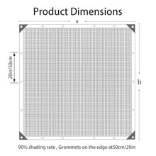 20 x 27 FT 90% Sunblock Shade Cloth Cover Mesh UV Resistant Net