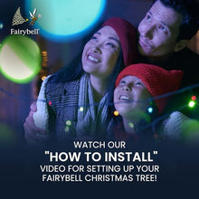 Fairybell - Flagpole LED Christmas Tree - Outdoor Christmas Decorations - Warm White - 1,200 LED Tree - 20ft - Suitable for Existing Flagpoles