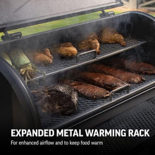 Char-Griller Grand Champ Charcoal Offset Grill and Smoker, Heavy Duty Steel, Black