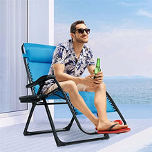 TEOYETTSF Oversized Lounge Chair Patio Heavy Duty Folding Recliner