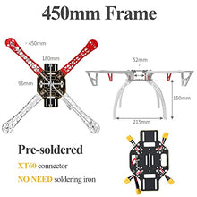 HAWK'S WORK F450 Drone Kit Set B with Frame, Pixhawk, GPS, Power Module, ESC, Brushless Motor, Prop, Battery & Accessories