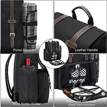DTTLYQF 2-Person Picnic Bag Outdoor Large Fresh-Keeping Thermal Insulation Freezer Waterproof Large-Capacity Backpack