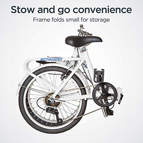 Schwinn Loop Adult Folding Bike White