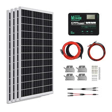 ExpertPower 400W 12V Solar Panel Kit | 400W Mono Rigid Solar Panels, 40A MPPT Solar Charge Controller | RV, Trailer, Camper, Marine, Off Grid, Solar Projects