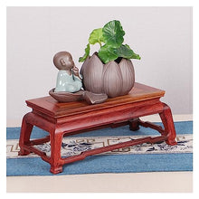 ZOCWJK Plant standPlant Base Stand Wooden Vase Base Trapezoidal Display Base Flower Pot Aquarium Bonsai Decoration Crafts Display Stand Base Stand for,One Color-Large