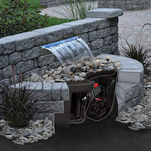 Atlantic Water Gardens CFBASKINKIT24 Basin Kit for 24-Inch Formal Waterfall Spillways Black
