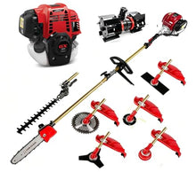 GX50 4 Stroke 8 in 1 Hedge Trimmer Shear Gas Powered Pole Saw Weed Eater Tiller Cultivator