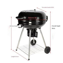 MZGYYD Portable Kettle Charcoal Grill,BBQ Grill with Temperature Control, Two Wheels for Outdoor Picnic Patio Backyard Camping