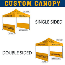 BANNER BUZZ Make IT Visible Custom Pop Up Canopy 10' X 10' Outdoor Commercial Tent Gazebo for Trade Show Conference Events (Option 9)