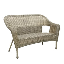 Jeco Grey Resin Wicker Clark Loveseat