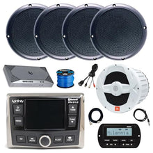 Enrock Marine Infinity PRV-315.2 Marine Bluetooth AM/FM Radio Receiver System Black