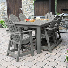 Highwood Hamilton 7pc Counter Height Dining Set 72" x 42" Coastal Teak