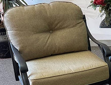 Patio Land Nassau Outdoor Patio Set of 4 Swivel Rocker Club Chairs Dark Bronze