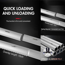 3-10 Metre Telescopic Extending Water Fed Upstairs-180°Rotatable Brush Head Telescopic Cleaning Brush Outdoor Window Glass Solar Panel,9M