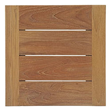 Modway EEI-3113-NAT-WHI-SET 5 Piece Bayport Outdoor Patio Teak Set, Natural White