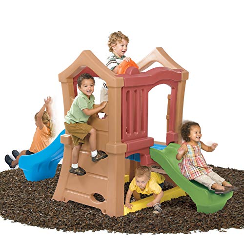 Step2 Play Up Double Slide Climber Outdoor Playset Multiple