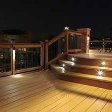 DEKOR Recessed LED Stair Lights, Deck Step Lights, Outdoor Kit, White US