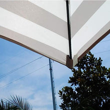 KOMFGT Rectangular Stripe Patio Umbrella, Beach Umbrella Without Base, Market Table Umbrella for Garden Beach Outdoor