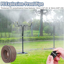 Underground Sprinkler Irrigation Kit for Plant, Small Auto Drip Irrigation System with 360° Bendable Hose, Drip Automatic Watering Equipment Outdoor