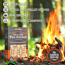 Camerons All Natural Fire Starters, No Flare Up, Non Toxic, 1000 Pack
