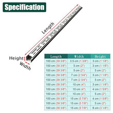 ZGLINMZ Drainage Channel 4 pcs Shower Channel Drain for Bathroom, 304 Stainless Steel Trench Drain, Channel Drains Kit Outdoor Drain Strainers, for Patio Balcony(W5cmxH5cm(2"x2"))