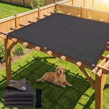 PIPRE 90% Sun Shade Cloth, 36 x 36 FT Pergola Shade Cover Canopy with Grommets, Sun Screen Fabric for Patio, Outdoor, Garden, Backyard, Black