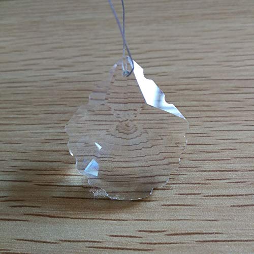 38mm Ornament Crystal Prism Chandelier Crystal Prism River Mussel Pendant For Parts - (Size: 2280pcs)