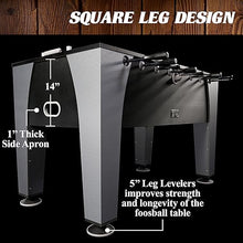 Barrington Billiards Foosball Table 58" Irvine Black/Grey