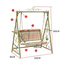 ELUKHT Creative Hotel Patio Porch Swing Glider with Stand Outdoor Patio Swing Chair, Porch Glider Swing Chair Lazy Daze Hammocks Swing Bench Suitable for Patio, Garden, Poolside, Balcony