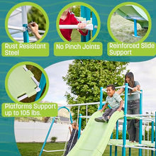 Activplay Modular Jungle Gym Set for Kids Outdoor Playset with Swing, Slide, Monkey Bars